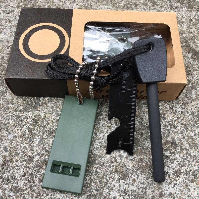 Ferro Rod Striker - 야외 생존 화덕 점화 키트, 페로세륨