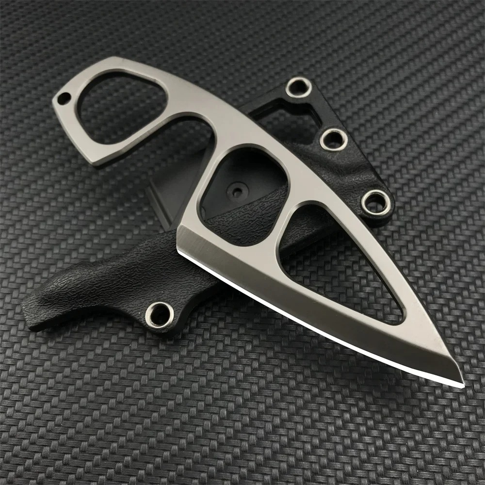 Edc Carry Fixed Blade - 고경도 넥 나이프 440C 블레이드, 카이덱스