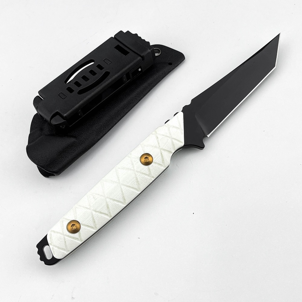 Edc Carry Fixed Blade - 새로운 고정형 나이프, 화이트 G10 핸들,