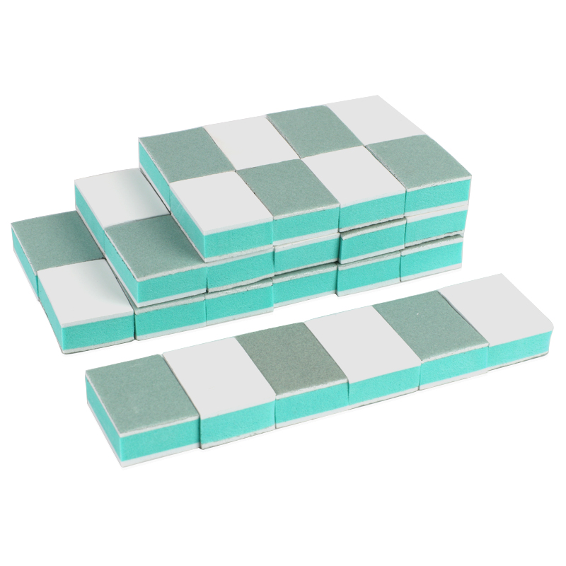 Nail File Titanium - 50/100개 미니 네일 버핑 블록 1000/4000