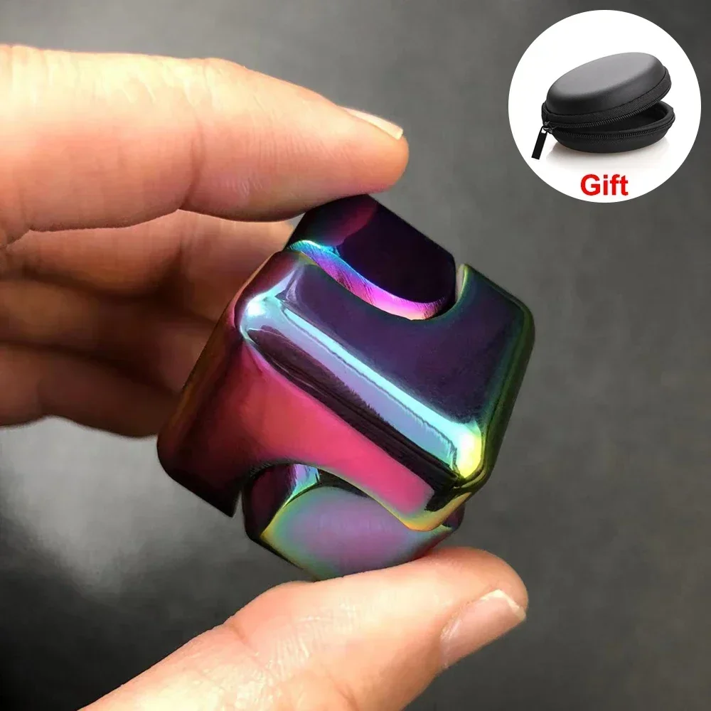 Fidget Spinner Bearing - 금속 큐브 회전 손가락 끝 자이로
