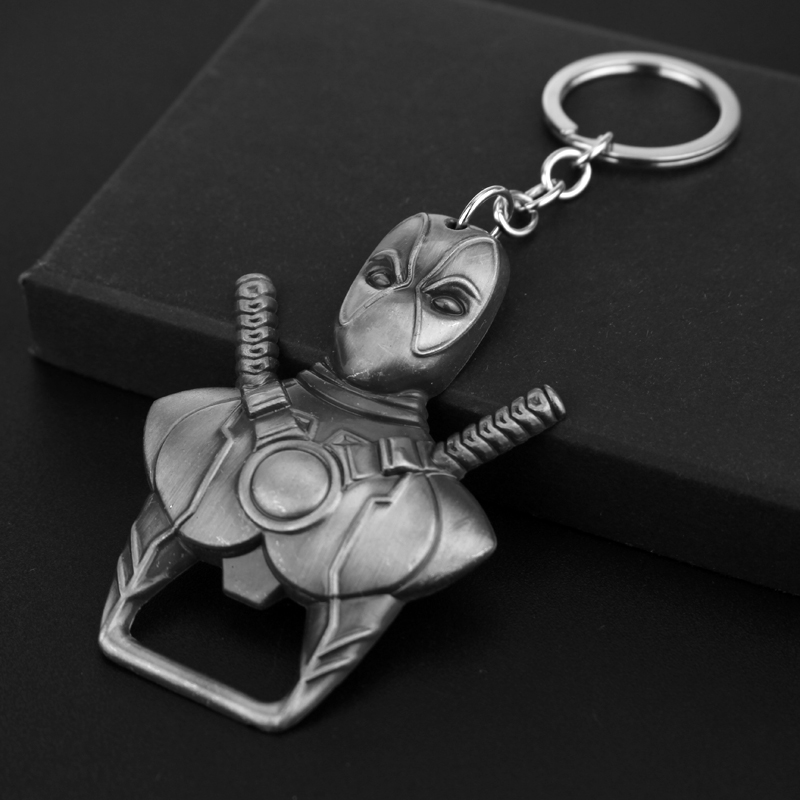Carabiner Keychain - 데드풀 키체인 트렌디한 개인 맞춤형 열쇠고리