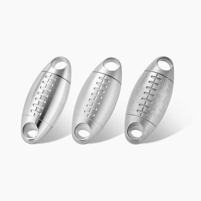 Edc Carry Accessories - 티타늄 럭비 모양 열쇠고리 고경도 경량