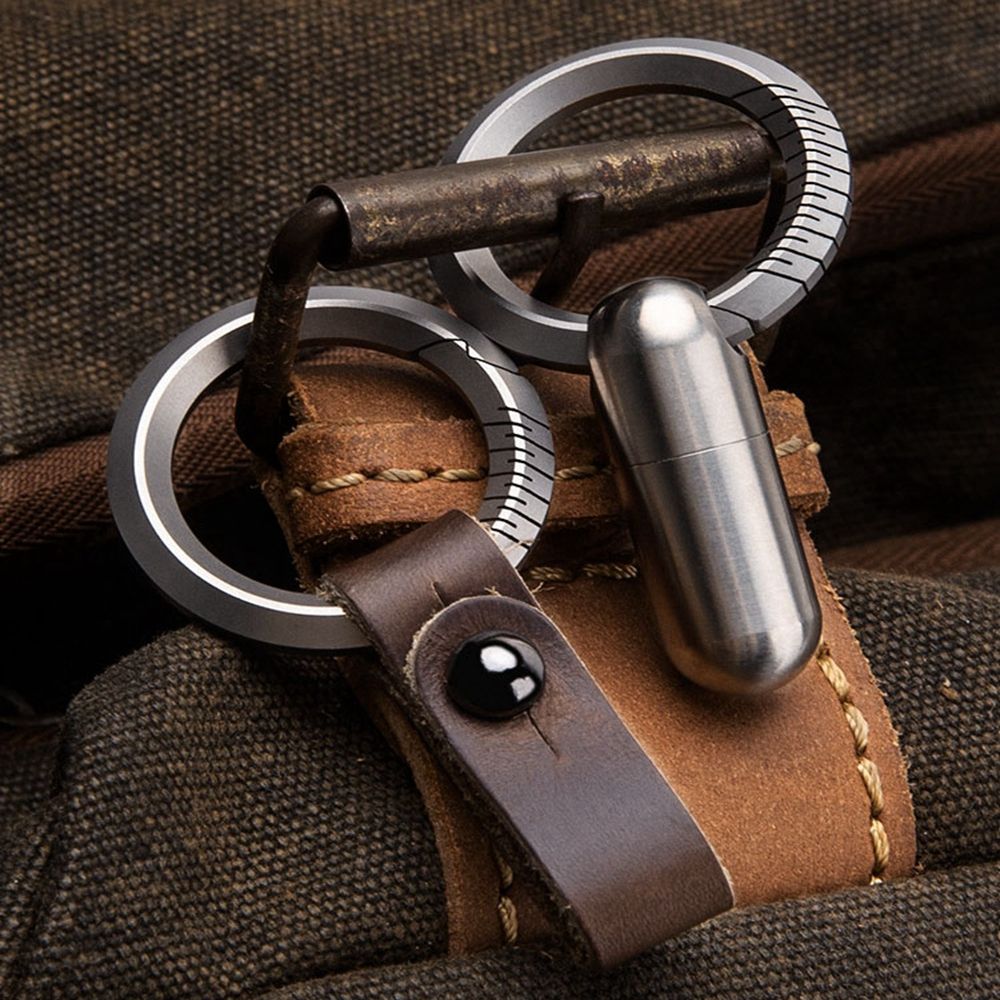 티타늄 합금 가죽 허리 벨트 버클 키체인 자동차 키 펜 - Edc Concealed Carry Belt 리뷰 및 가격