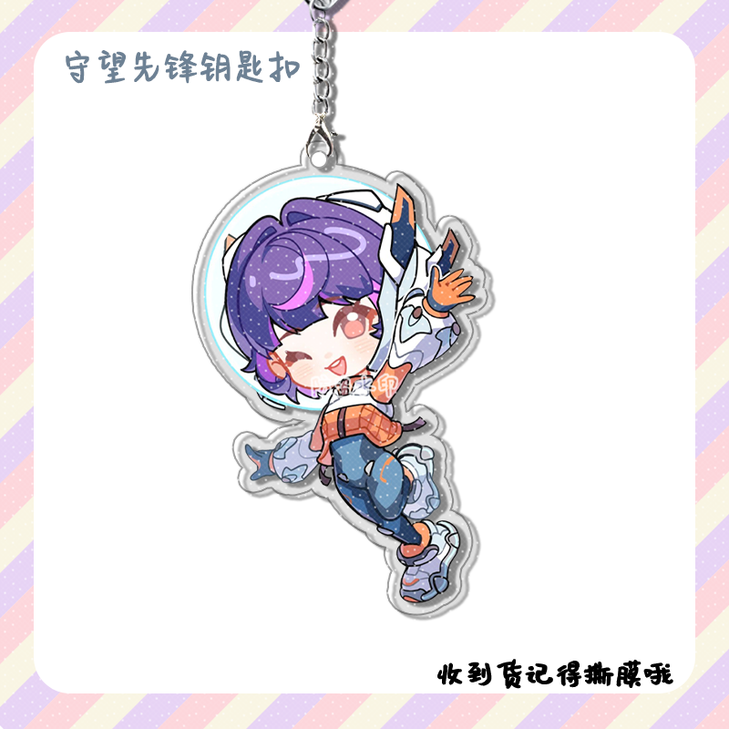 4pcs 애니메이션 게임 오버워치 콜 캐시디 귀여운 아 - Carabiner Keychain 리뷰 및 가격