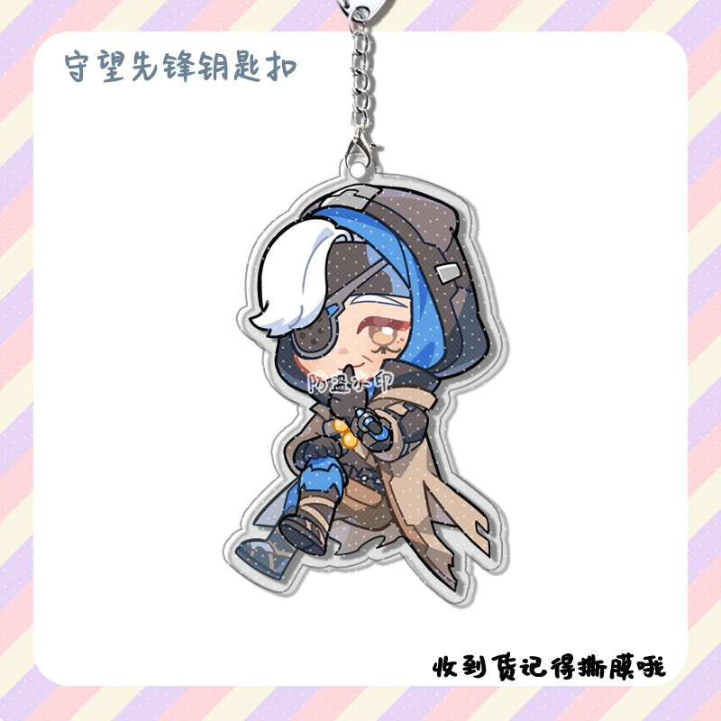 4pcs 애니메이션 게임 오버워치 콜 캐시디 귀여운 아 - Carabiner Keychain 리뷰 및 가격