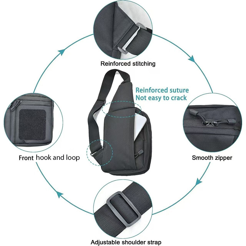 전술 권총 가방, 은닉 휴대용 권총 홀스터, 권총 보관 - Edc Concealed Carry Sling Bag 리뷰 및 가격