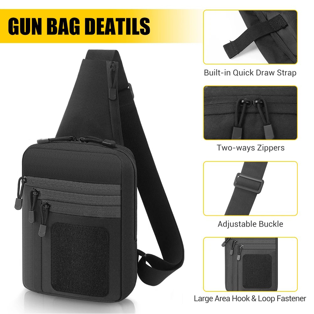 숨김 휴대용 가슴총 가방 권총 보관 가방 전술 슬링 숄 - Edc Concealed Carry Sling Bag 리뷰 및 가격