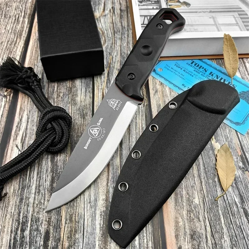 휴대용 D2강 고정날 야외 생존 나이프 나일론 유리 섬 - Edc Carry Fixed Blade 리뷰 및 가격