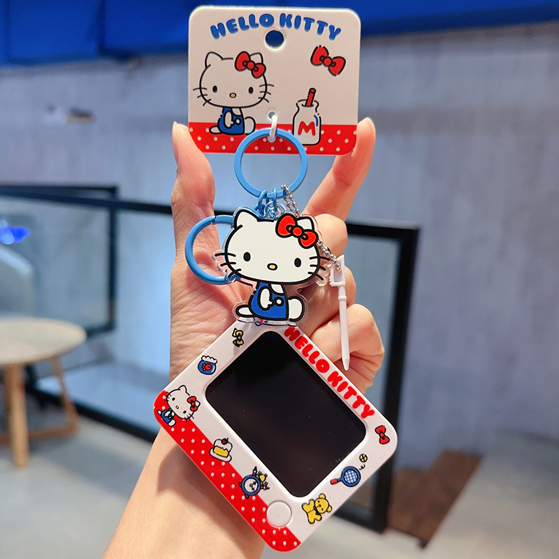애니메이션 헬로 키티 키체인 Kt 고양이 참 장식품 배 - Carabiner Keychain 리뷰 및 가격