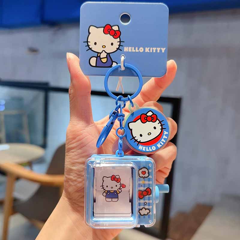 애니메이션 헬로 키티 키체인 Kt 고양이 참 장식품 배 - Carabiner Keychain 리뷰 및 가격