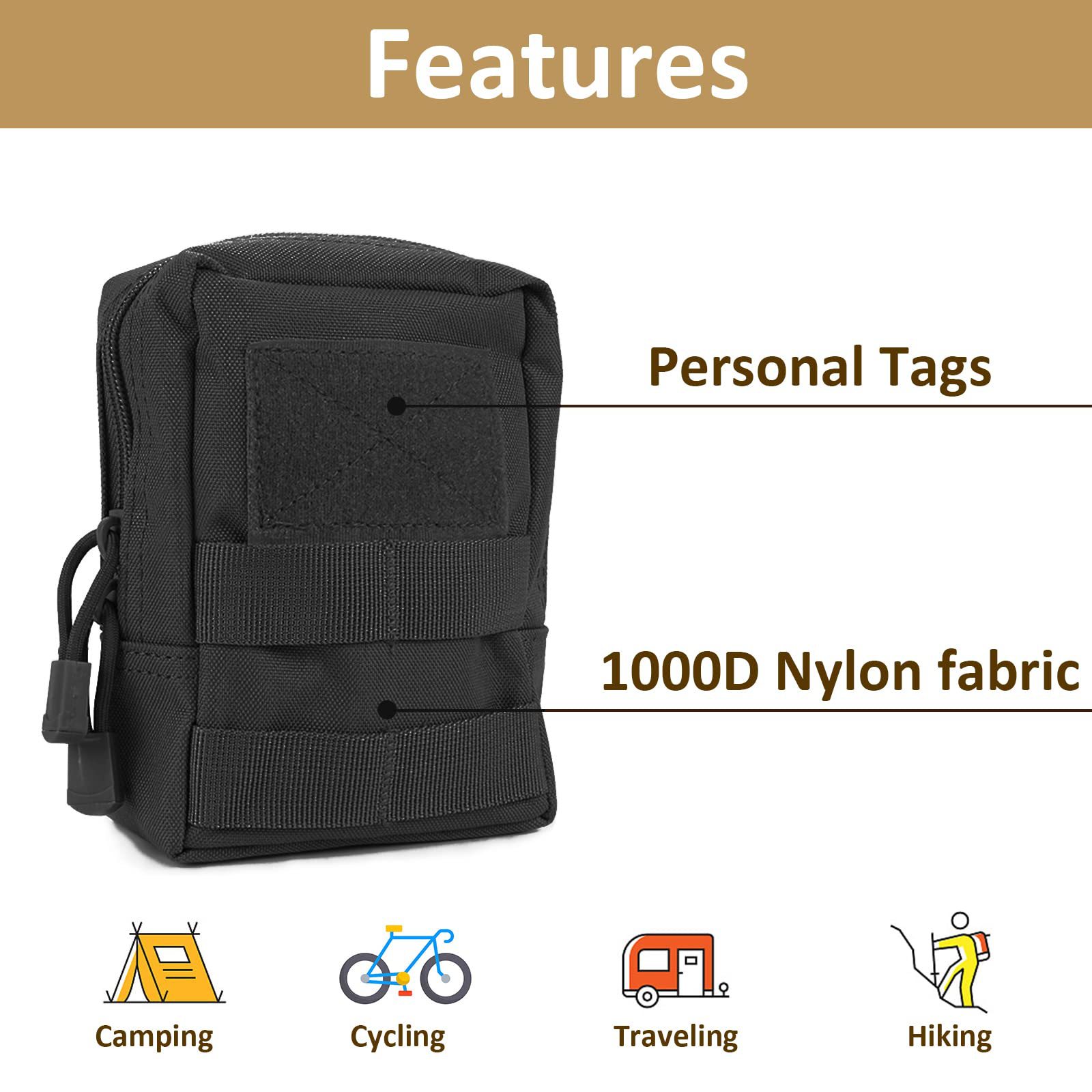 전술 몰리 의료용 액세서리 가방 에어소프트 컴팩트 방수 - Edc Carry Accessories 리뷰 및 가격