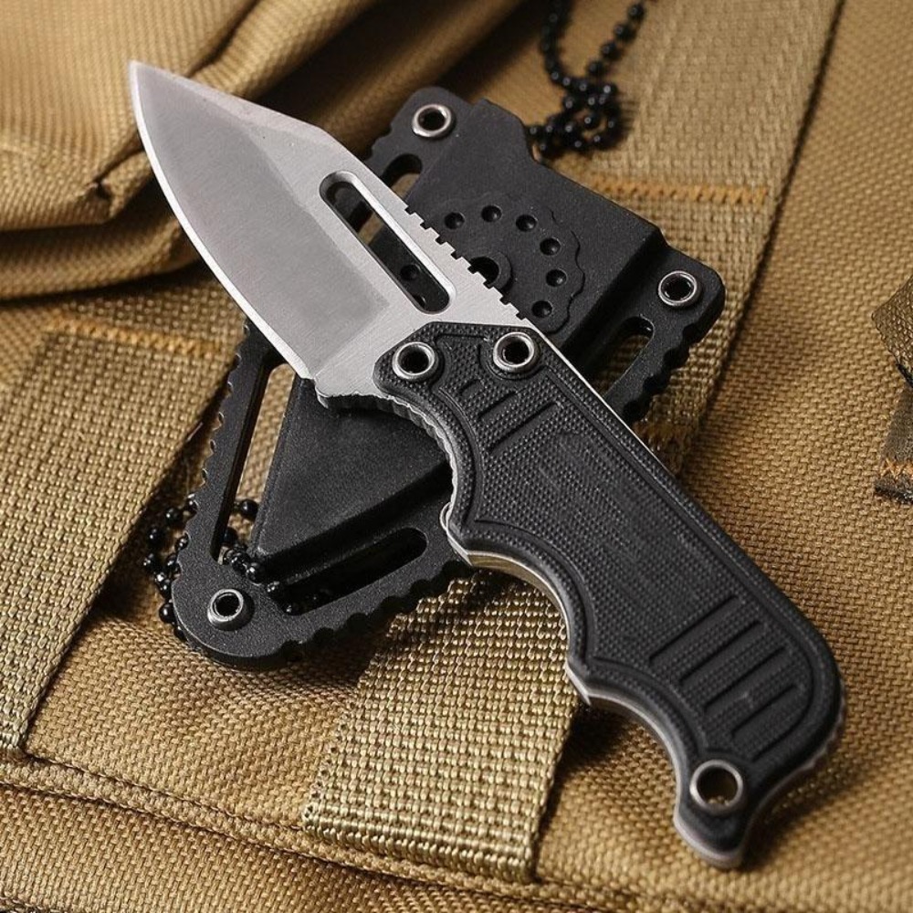 휴대용 넥 나이프, 카이덱스 쉬스 포함, EDC 고정날 - Edc Carry Fixed Blade 리뷰 및 가격