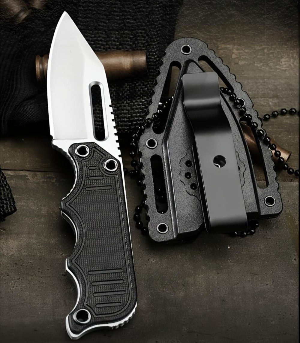 휴대용 넥 나이프, 카이덱스 쉬스 포함, EDC 고정날 - Edc Carry Fixed Blade 리뷰 및 가격