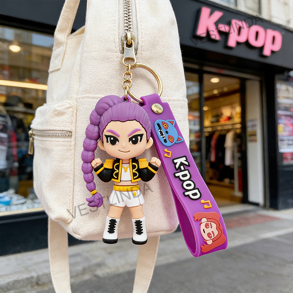 인기 폭발 K팝 데몬 헌터 시리즈 키체인 3D 스테레오 - Carabiner Keychain 리뷰 및 가격