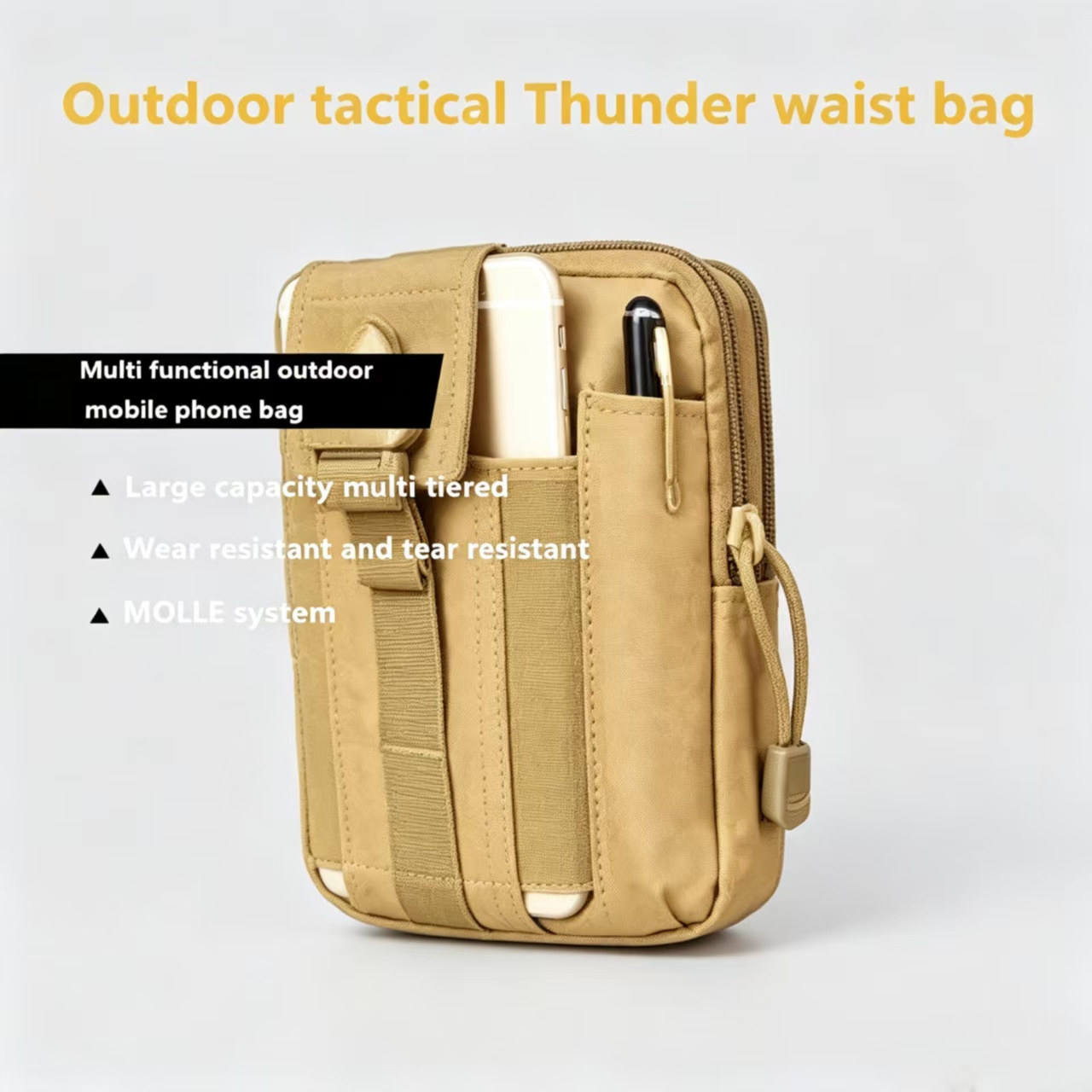 전술 MOLLE 허리 파우치 600D 옥스포드 천 ED - Edc Concealed Carry Belt 리뷰 및 가격