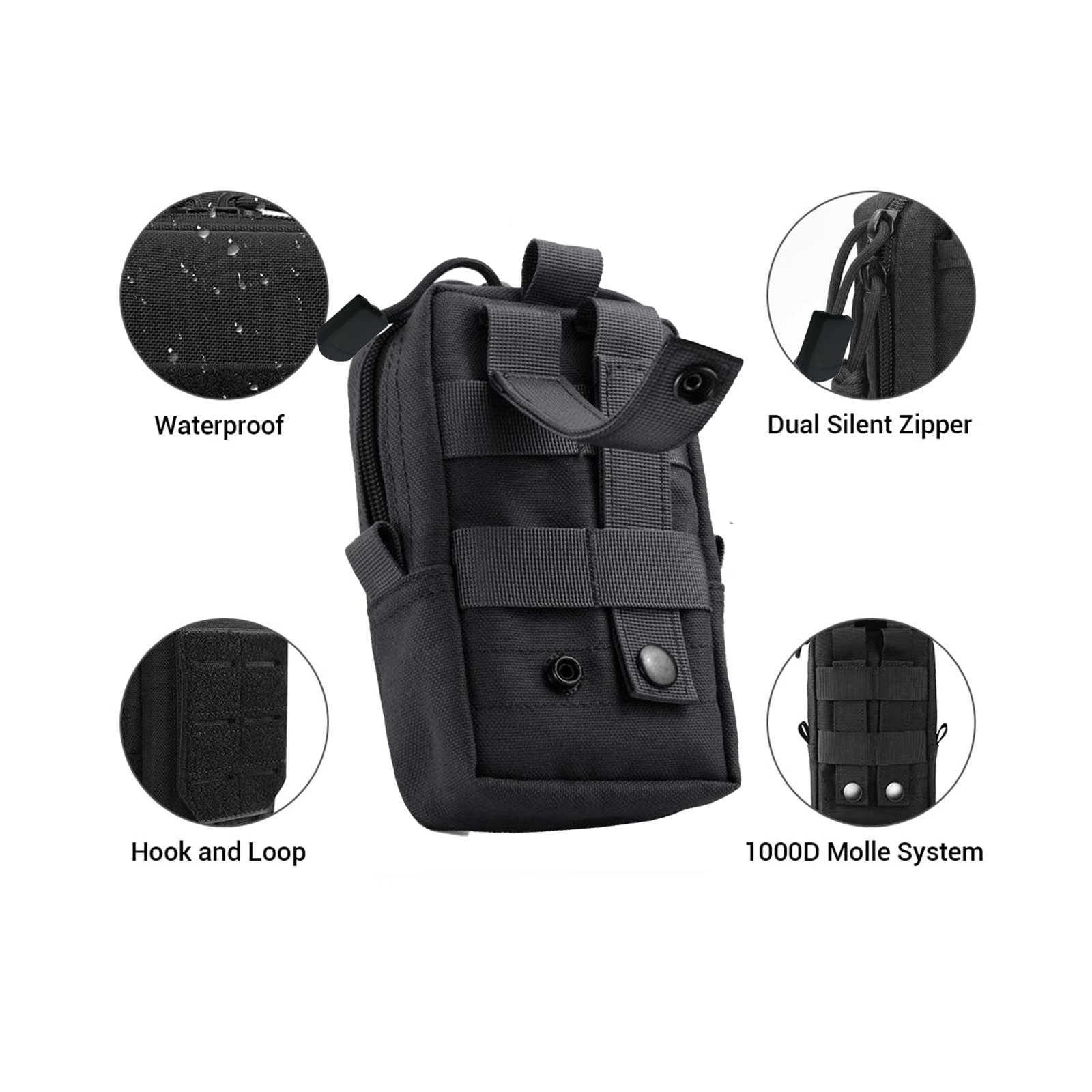 남성용 전술 몰리 파우치, 허리 가방, 야외 EDC 도 - Edc Carry Pack 리뷰 및 가격