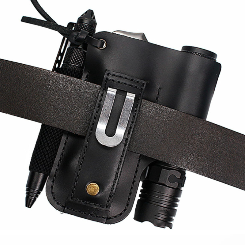 EDC 가죽 손전등 도구 홀스터 다기능 야외 전술 벨트 - Edc Concealed Carry Belt 리뷰 및 가격