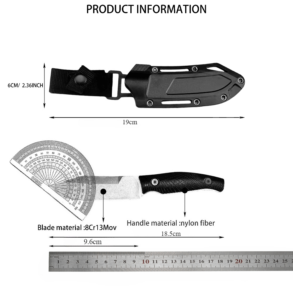 KS 1083 블랙 소형 직선 칼 - 8Cr13Mov  - Edc Carry Fixed Blade 리뷰 및 가격