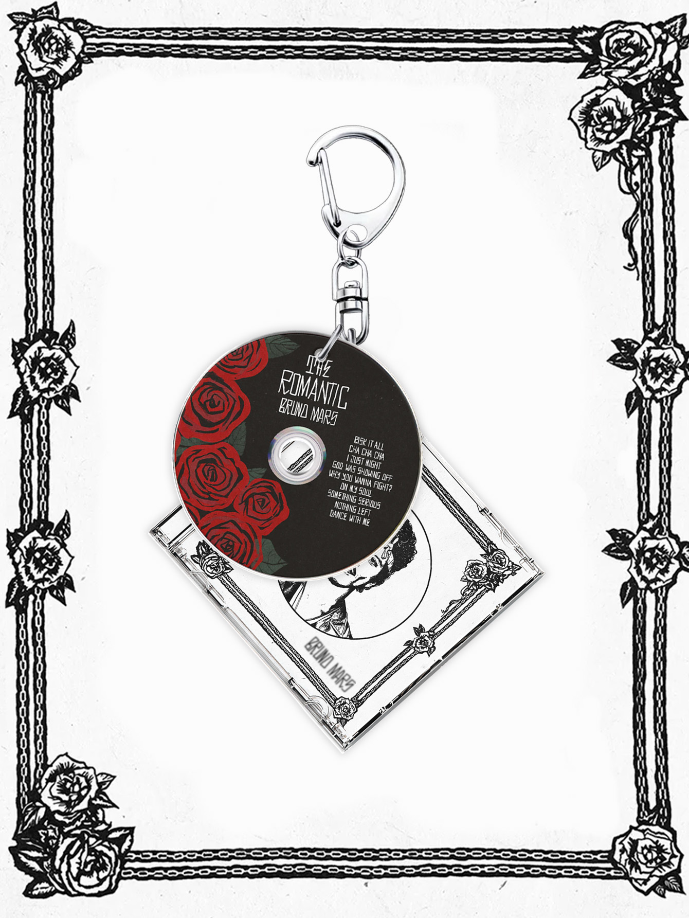 브루노 키체인, 더 로맨틱, 마스, 앨범 키체인, 음악 - Carabiner Keychain 리뷰 및 가격