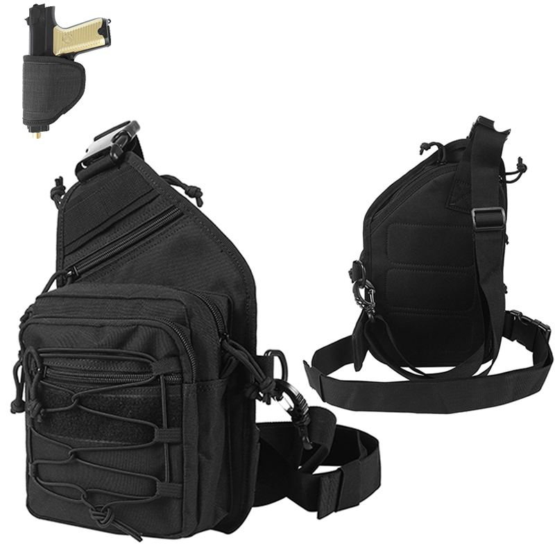 숨김 휴대용 가방 전술 크로스바디 슬링 백팩 숄더 건  - Edc Concealed Carry Sling Bag 리뷰 및 가격
