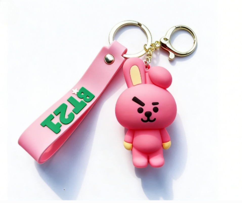 새로운 BT21 코야 RJ 슈키 쿠키 타타 치미 망 키 - Carabiner Keychain 리뷰 및 가격