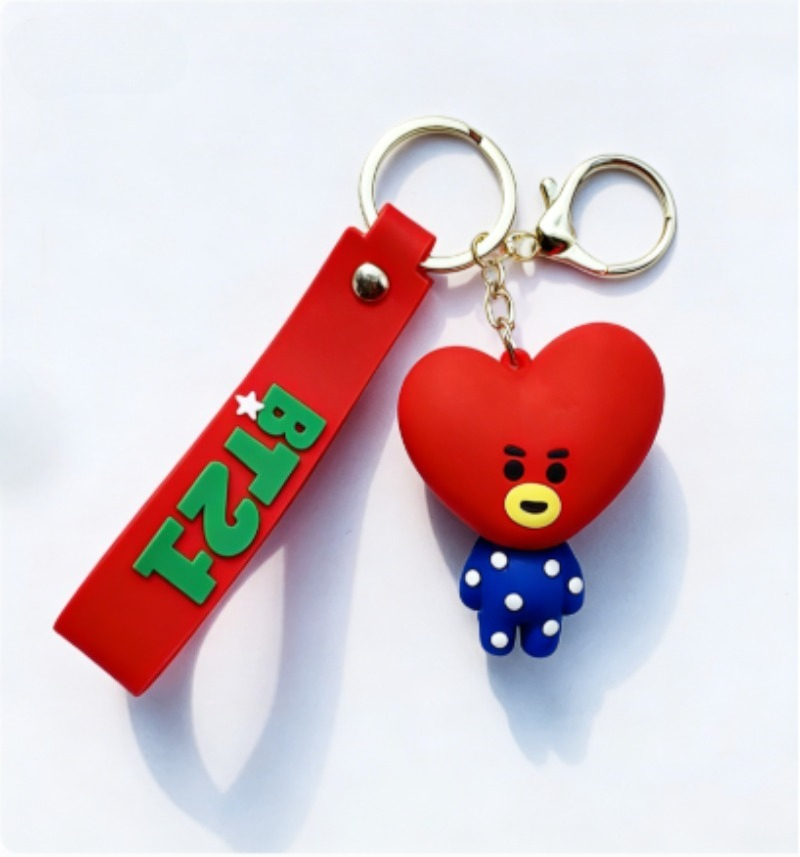 새로운 BT21 코야 RJ 슈키 쿠키 타타 치미 망 키 - Carabiner Keychain 리뷰 및 가격