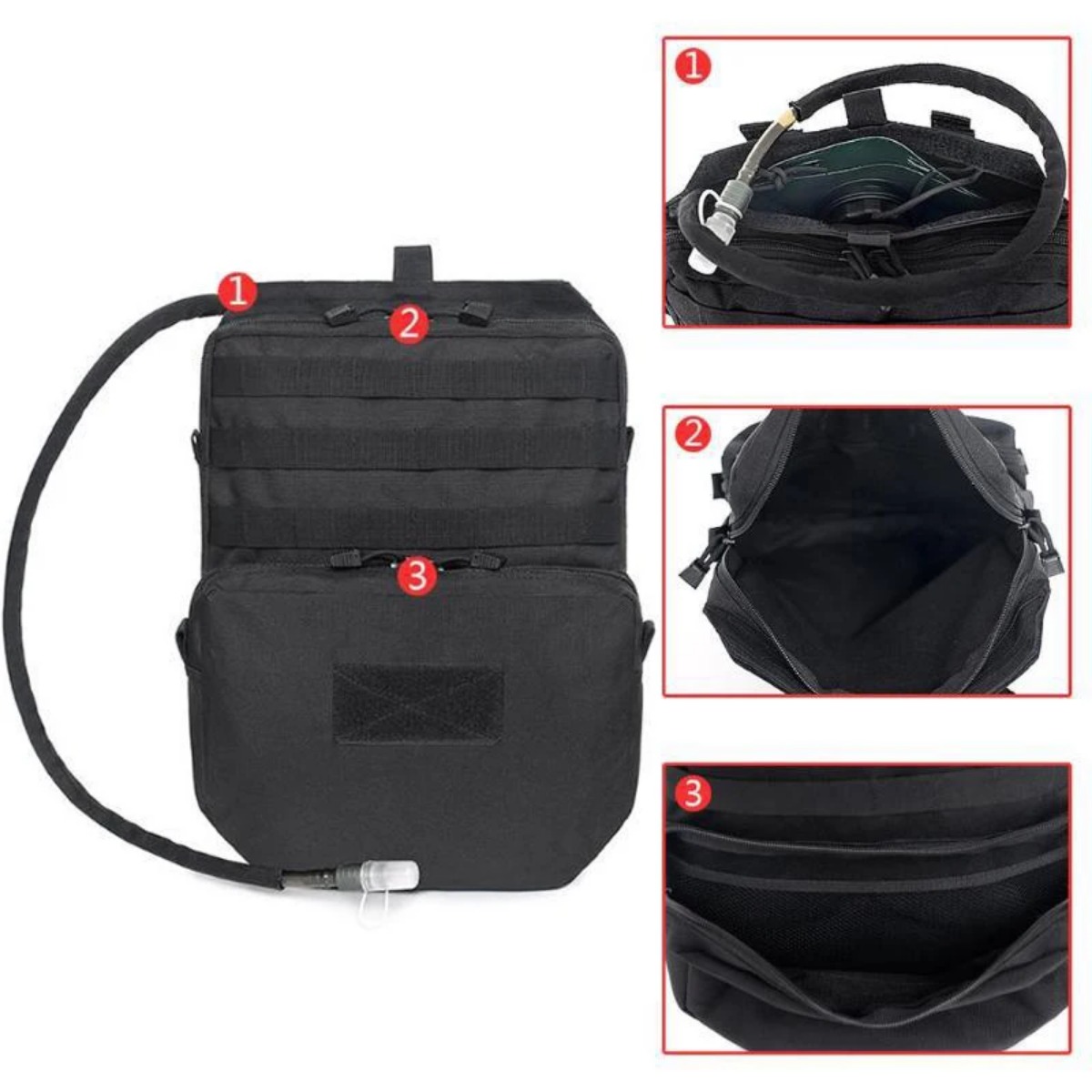 야외 Molle 가방 캠핑 수화 배낭 사냥 장비 조끼, - Edc Carry Kit 리뷰 및 가격