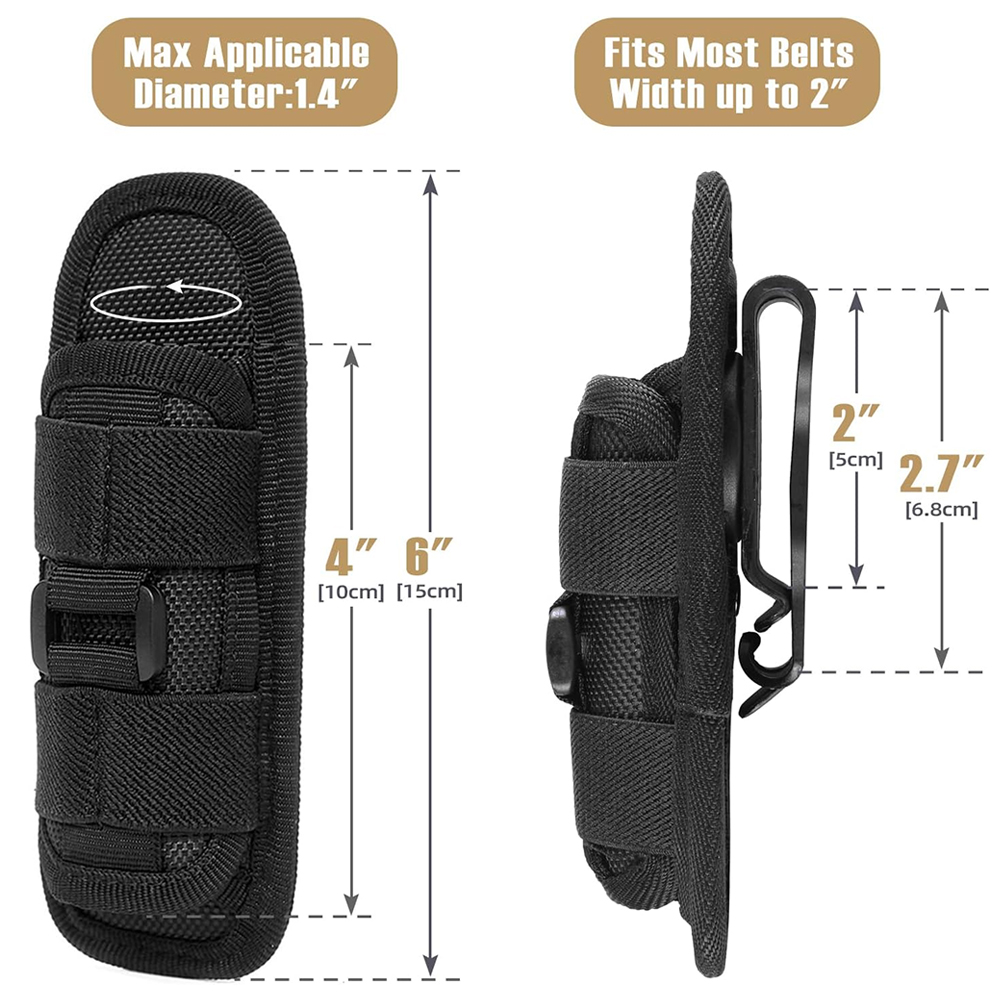 전술 손전등 파우치 홀스터 몰리 토치 홀더 운반 케이스 - Edc Carry Accessories 리뷰 및 가격