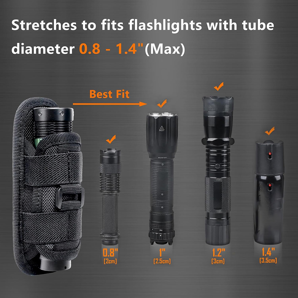 전술 손전등 파우치 홀스터 몰리 토치 홀더 운반 케이스 - Edc Carry Accessories 리뷰 및 가격
