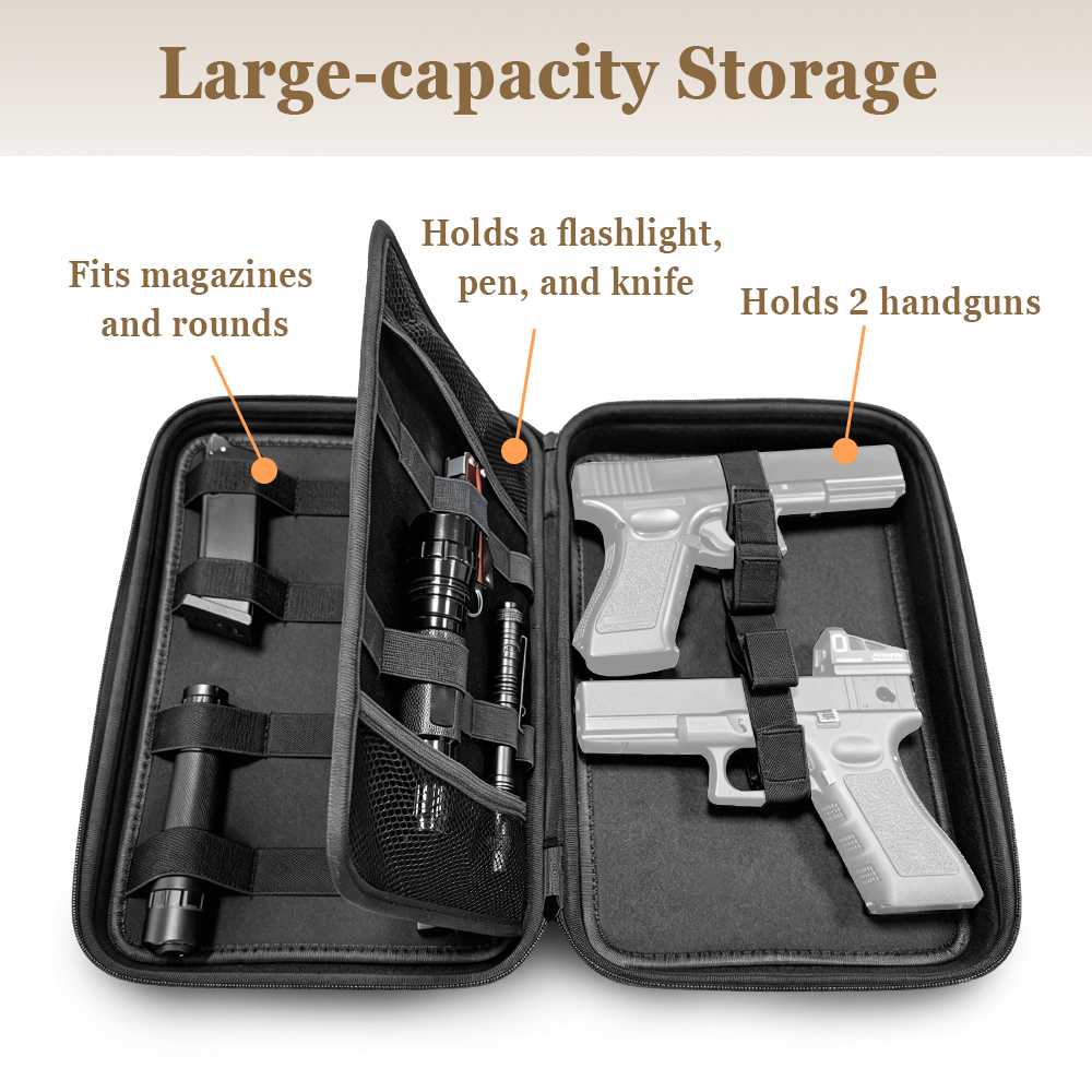 전술 권총 케이스 듀얼 건 보관 가방 은닉 휴대 권총  - Edc Concealed Carry Bag 리뷰 및 가격