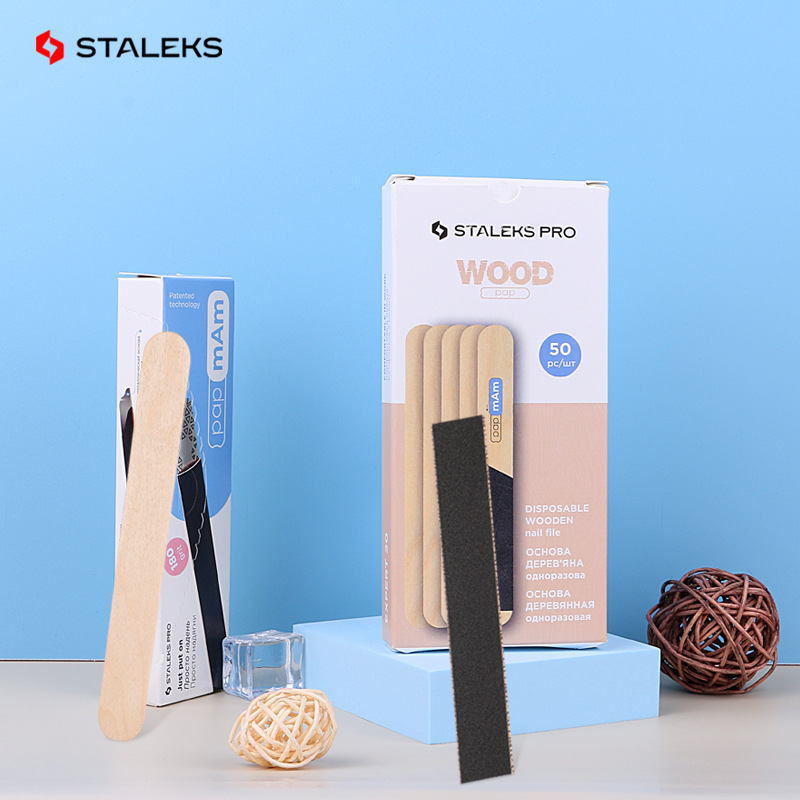 Staleks 나무 스틱 보드 네일 샌드 스트립 고품질 - Nail File Titanium 리뷰 및 가격