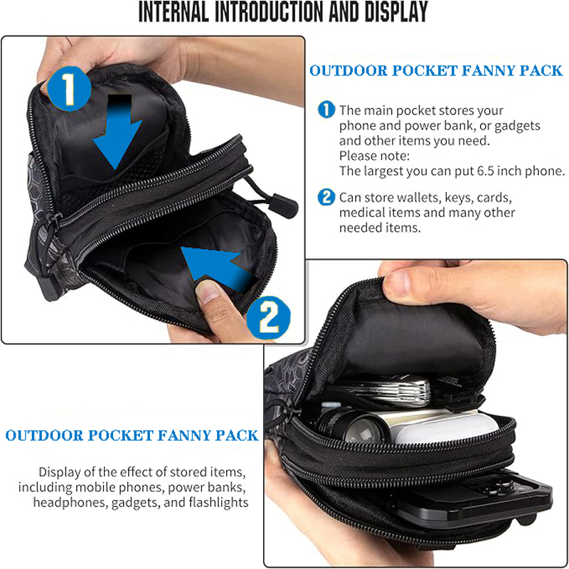 범용 EDC 전술 몰리 파우치 허리 가방 (휴대폰 홀스 - Edc Carry Pack 리뷰 및 가격