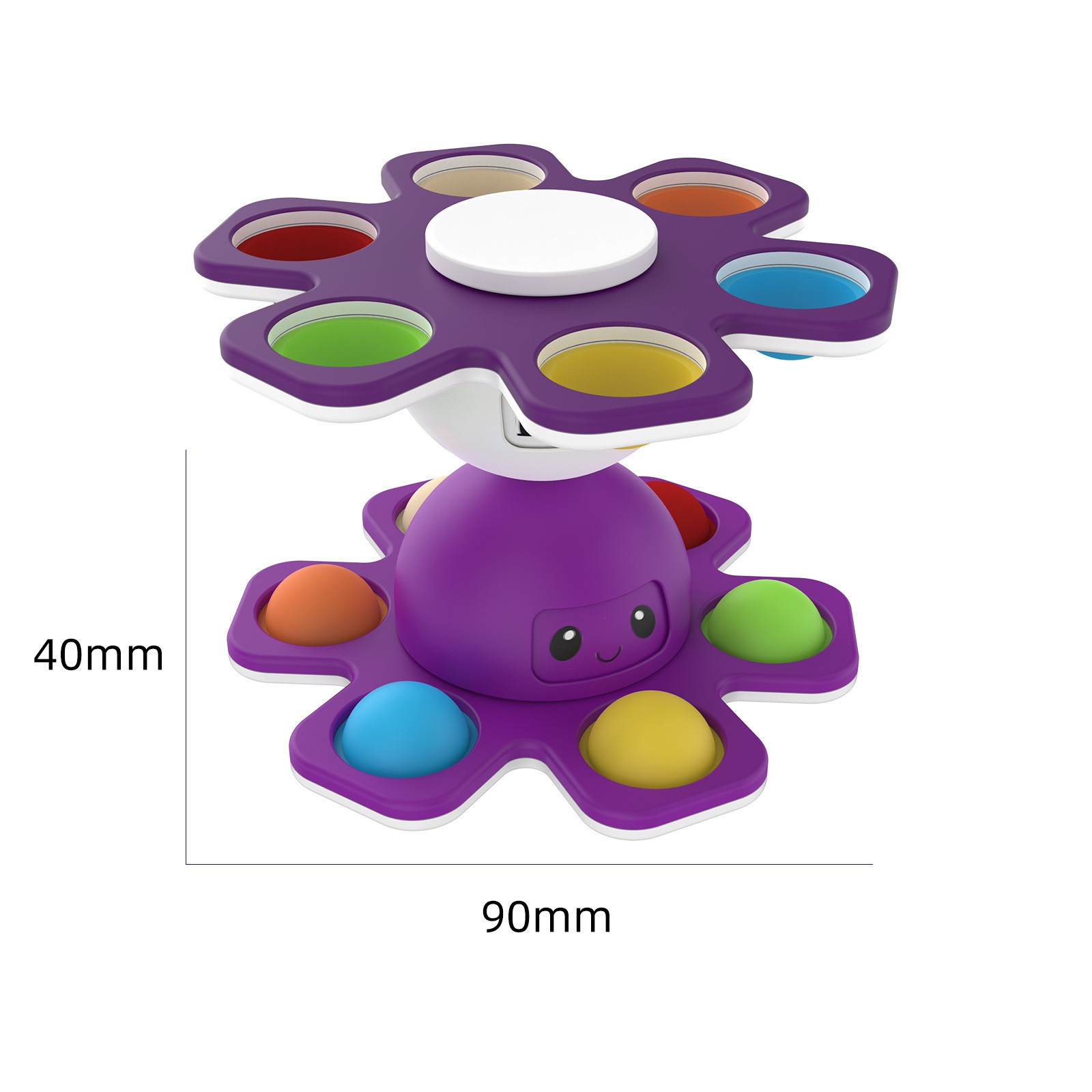 1PCS 새로운 안티 스트레스 푸시 버블 Fidget  - Fidget Spinner Bearing 리뷰 및 가격